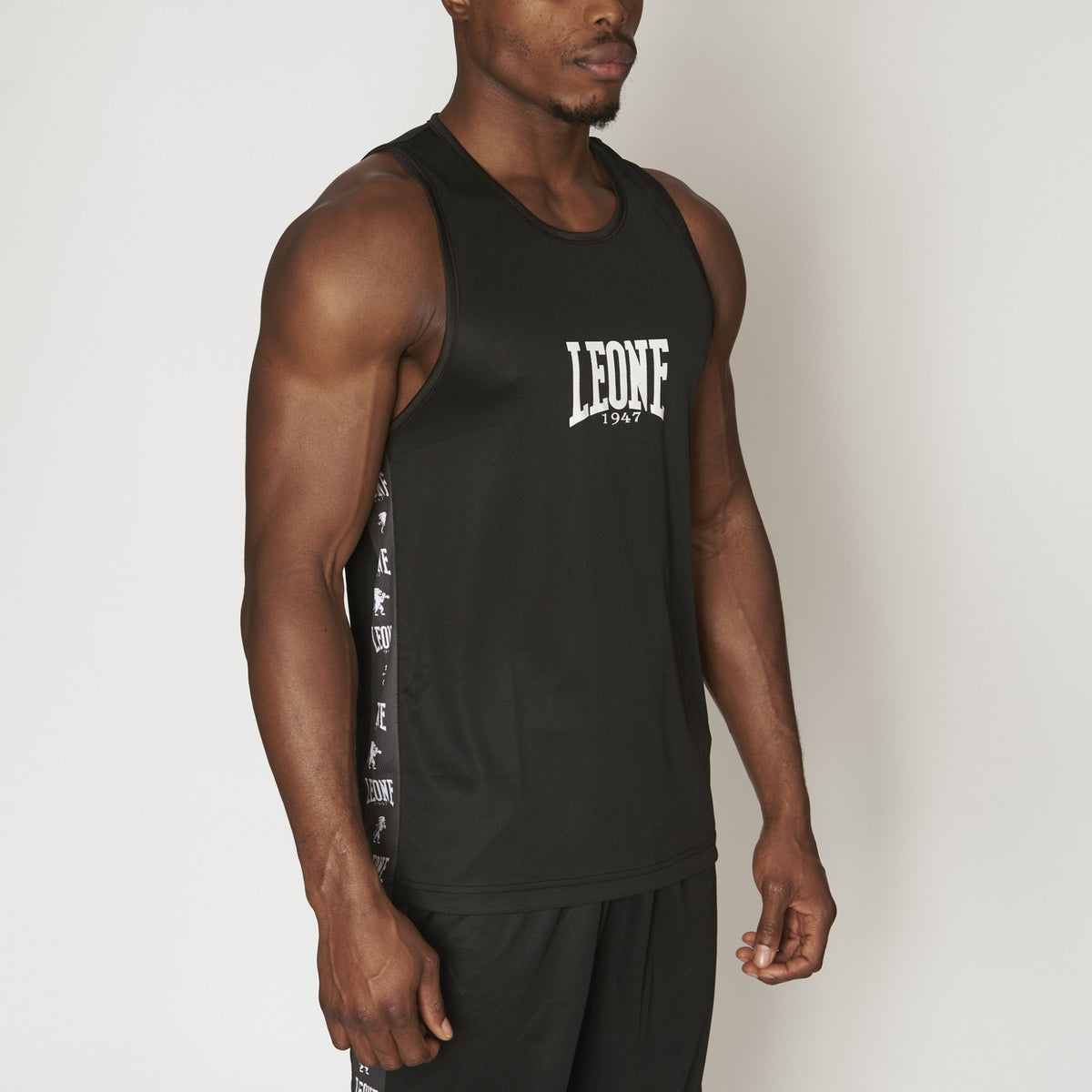 Débardeur de boxe noir LEONE Ambassador