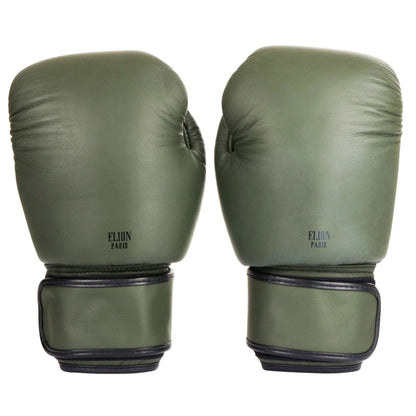 Gants de boxe Entrainement Elion COLLECTION PARIS - Kaki/noir